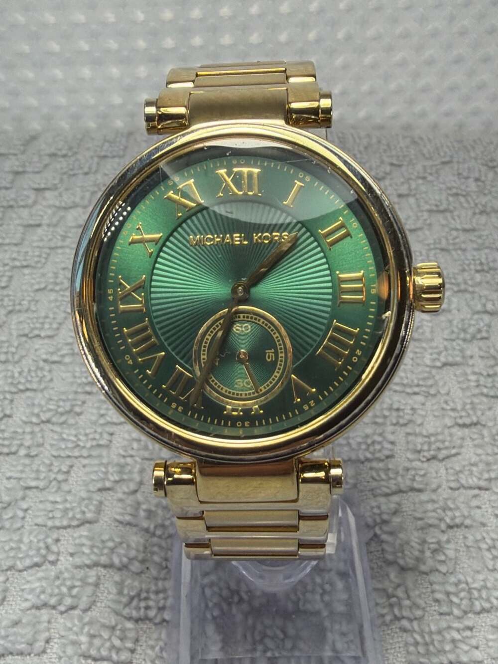 Michael Kors Skylar MK6065 Gold-Tone Emerald Green Dial Women's Watch
